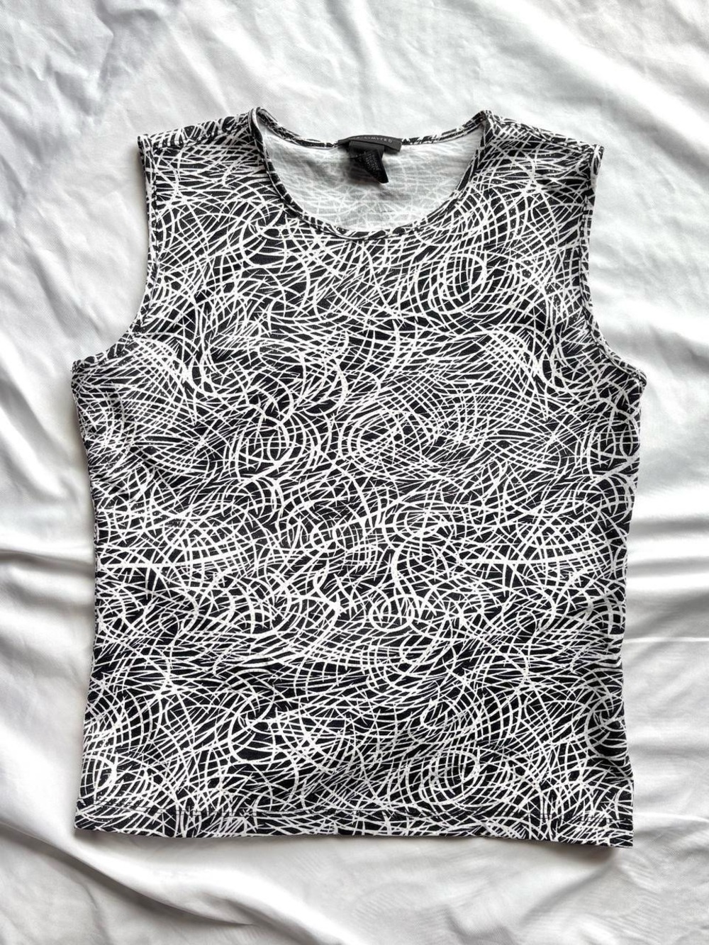 Y2K Vintage The Limited White & Black Tank Top